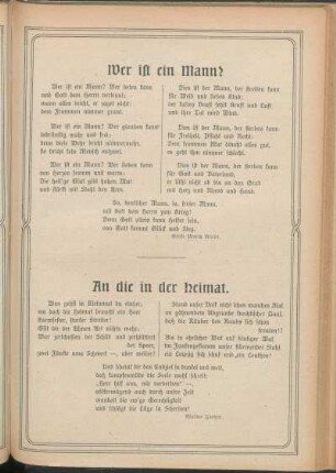 Wer ist ein Mann?
