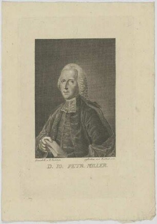 Bildnis des Io. Petr. Miller