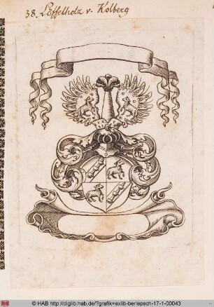 Wappen des Hans Ernst Löffelholz von Kolberg