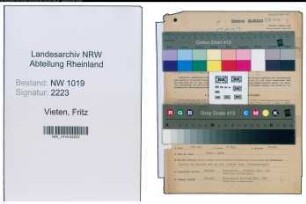 Entnazifizierung Fritz Vieten , geb. 29.01.1909 (Dachdecker)