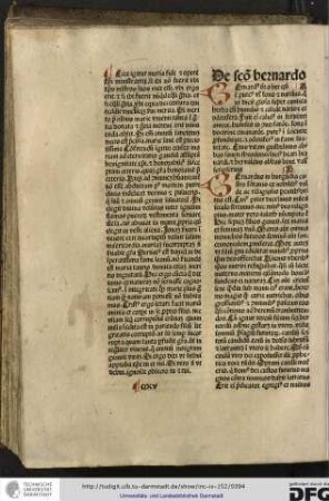 Bernardus in Burgundia castro Fontanis ex nobilibus valde ac religiosis parentibus ortus ets, cuius pater Decelinus miles seculo strenuus...