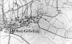 Hohendubrau-Gebelzig-Ober-Gebelzig. Meßtischblatt, 1:25.000, Sekt. Niesky, 1886