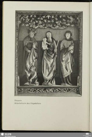 Thossen Mittelschrein des Flügelaltars