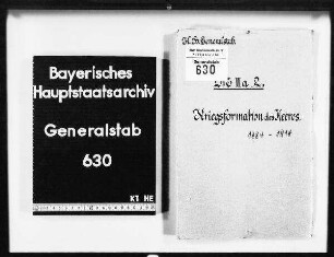 Kriegsformation des Heeres