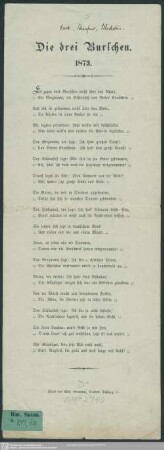 Die drei Burschen