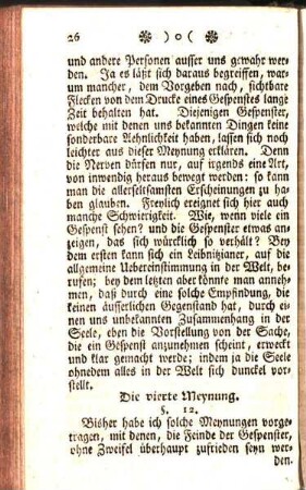 Die vierte Meynung.