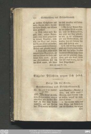 Selbstprüfung und Selbsterkenntniß.