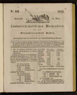 No 12. 22. März. 1833