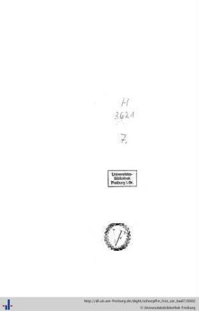 7: Historia Zaringo-Badensis