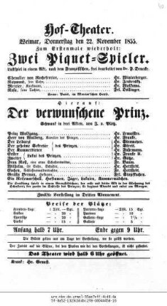 Der verwunschene Prinz