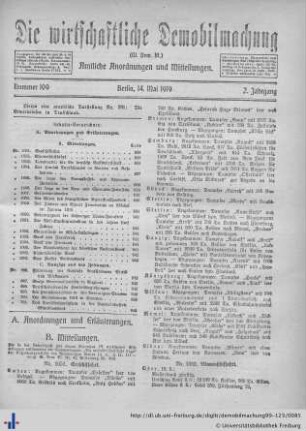 Nr. 109, 14. Mai 1919