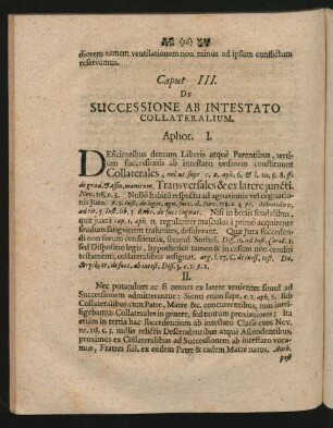 Caput III. De Successione Ab Intestato Collateralium.