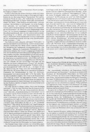 296-297 [Rezension] Glaube als Zustimmung