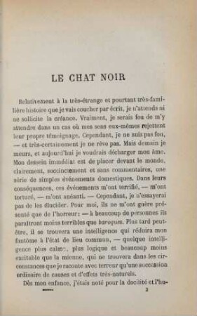 Le chat noir