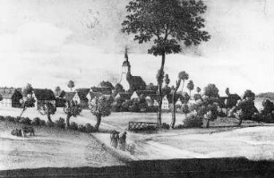 Oschatz-Merkwitz. Ortsansicht