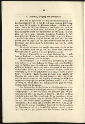 3. Isolirung, Heizung und Ventilation