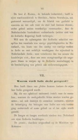 VII. Waarom wordt Indie slecht geregeerd?