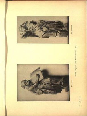Tafel V. Figuren vom Eckernförder Altar.