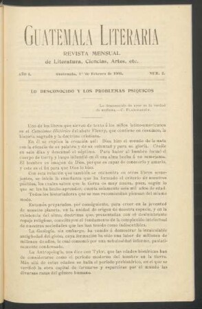 1903,1,2: año 1, núm. 2 (1o de febrero de 1903)