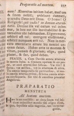 Praeparatio ad mortem.
