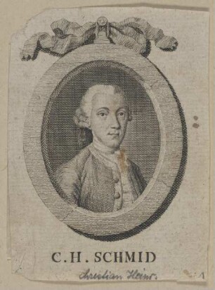 Bildnis des Christian Heinrich Schmid