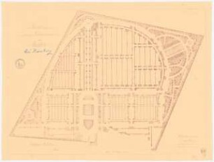 Friedhof, Reinbek: Grundriss 1:500