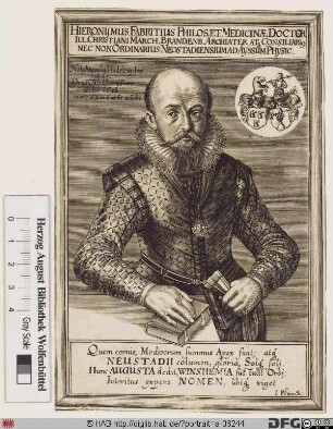 Bildnis Hieronymus Fabricius