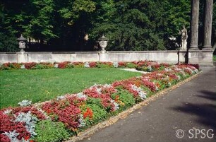 Potsdam, Park Sanssouci, östlicher Lustgarten, Obelisk-Parterre.