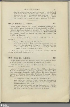 127. 113[1], Februar 5. Goslar