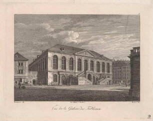 Die alte Gemäldegalerie (Johanneum, Stallgebäude) in Dresden, aus: Rittners Dresden mit seinen Prachtgebäuden um 1810