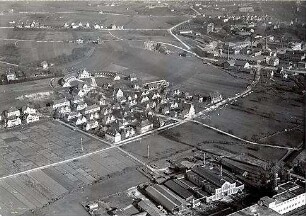 Fischer, Theodor; Reutlingen-Gmindersdorf; Arbeiterkolonie: Altenhof - Luftbild