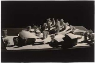 Stadthalle und Stadttheater, Siegen: Modellansicht