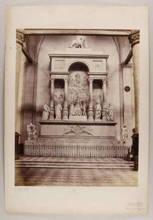 Venezia - Monumento di Tiziano nella Chiesa dei Frari di Zandomeneghi