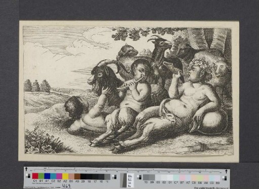 [Putti und Satyre mit Ziegen und Schafen]