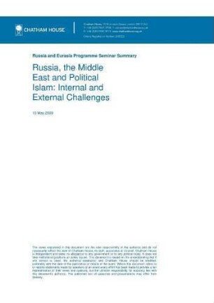 Russia, the Middle East, and political Islam: internal and external challenges