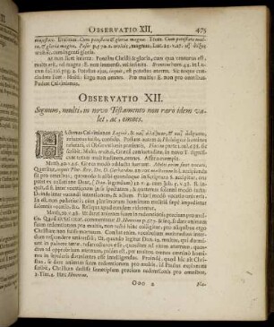 Observatio XII. Signum, multi, in novo Testamento non raro idem valet, ac, omnes.
