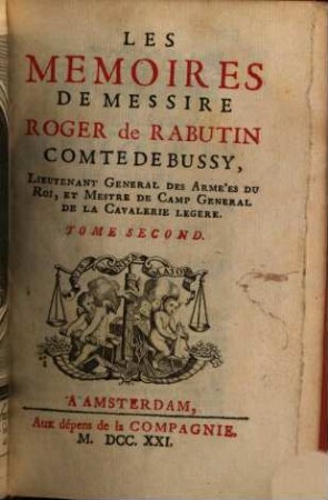 Les Mémoires De Messire Roger de Rabutin Comte De Bussy, ..., 2