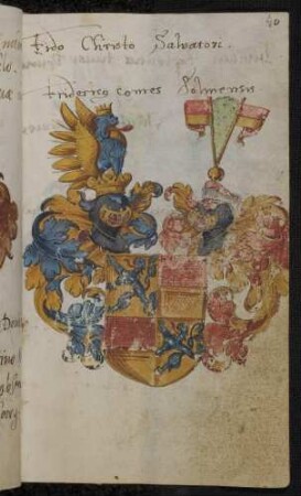 Wappen: Graf Friedrich zu Solms(-Laubach) (1574-1635)
