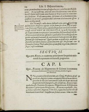 Sectio II. Qua pro Ætate, in numero principum sanguinis mittendi Scoporum retinenda, pugnatur.