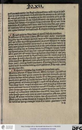 Rogat pater ne filius suus cum quodam disculo conversetur.