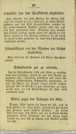 Schnecken von den Saatfeldern abzuhalten