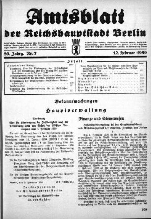 1939,7: Nr. 7, 12. Februar 1939