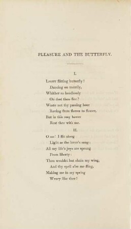 Pleasure And The Butterfly
