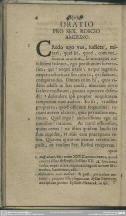 Oratio Pro Sex. Roscio Amerino