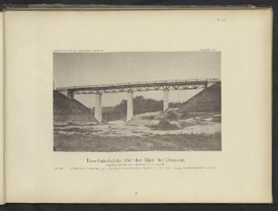 Eisenbahnbrücke über den Main bei Creussen.