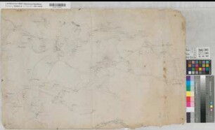 Mark (Grafschaft) Handrisse (Mensalblätter) zur Karte der Grafschaft Mark von Eversmann Dahl - Holthausen (Hagen) um 1795 o.M. 51 x 78 Zeichnung (Krüner) KSA Nr. 679g