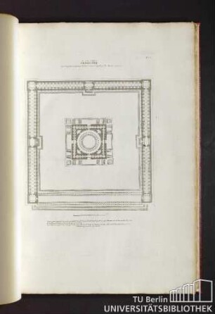 6eme. Cahier. Cenotaphe. Sujet du grand prix proposé par l'academie en 1785 et remporté par Mr Moreau.
