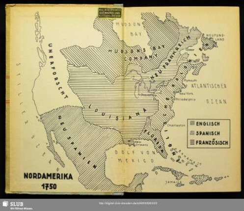 Nordamerika 1750