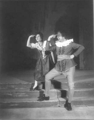 Don Pistacchio, der dreifach Verlobte. Oper von Luigi Cherubini. Staatsoper Dresden, deutsche Erstaufführung 27.11.1926 unter Leitung von Hermann Kutzschbach
