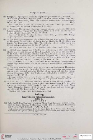 Papstbullen des Reformationszeitalters Julius II. 1503-1513 (Nr. 385 - 388)